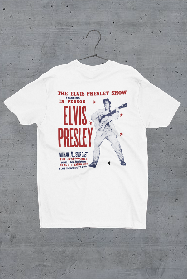 Elvis Vintage Concert Flyer Graphic